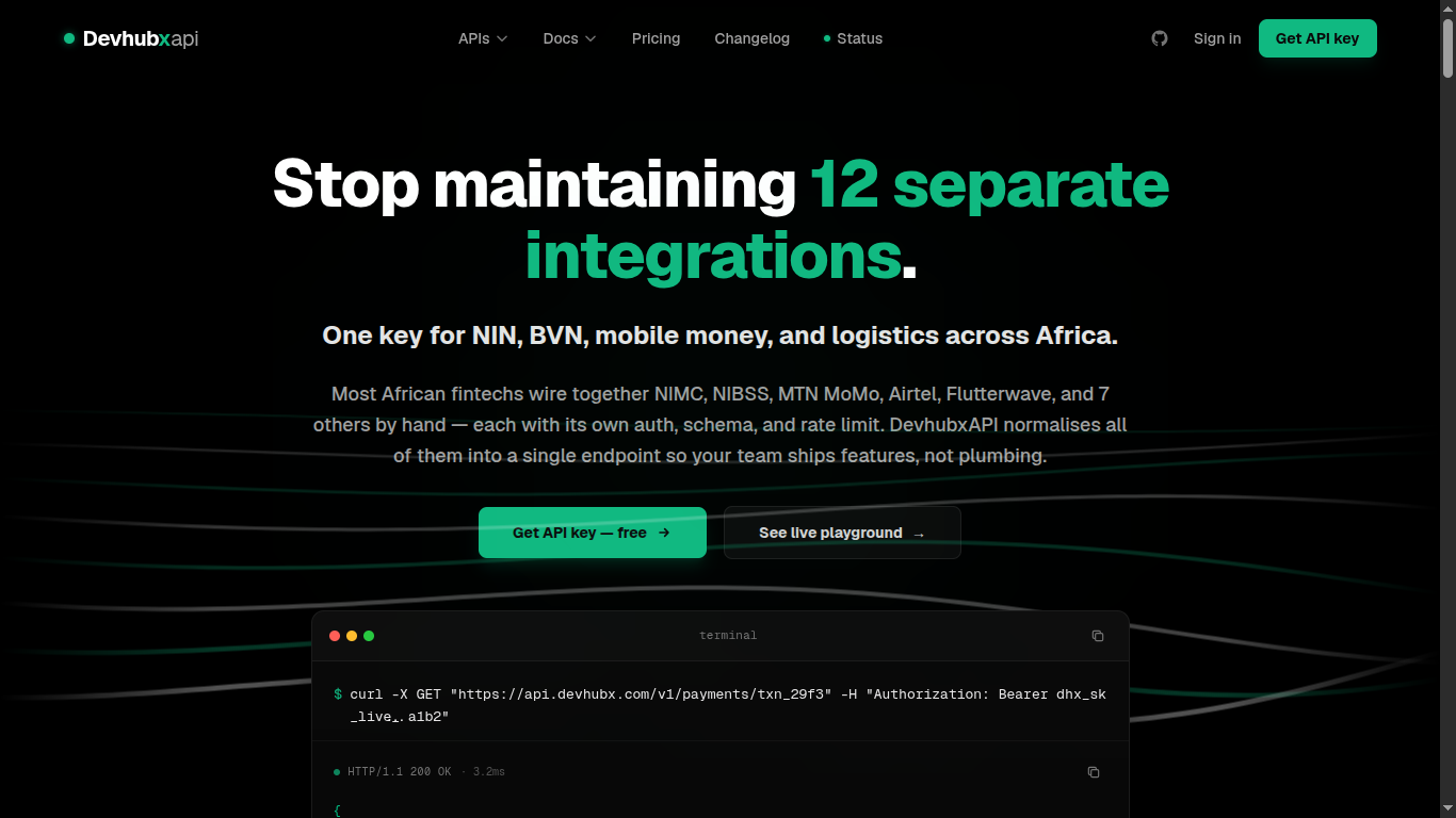 DevhubxAPI